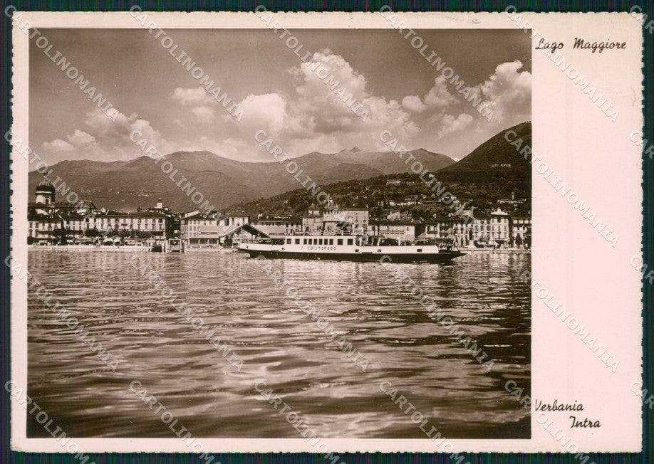 Verbania Intra Battello Foto FG cartolina ZK4500 – fronte