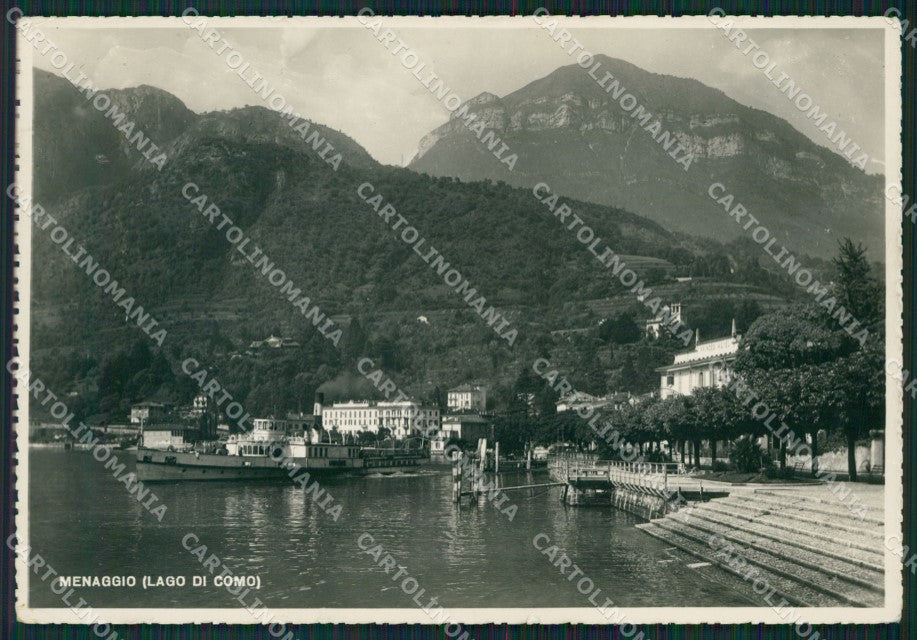 Como Menaggio Battello Foto FG cartolina ZK4502 – fronte