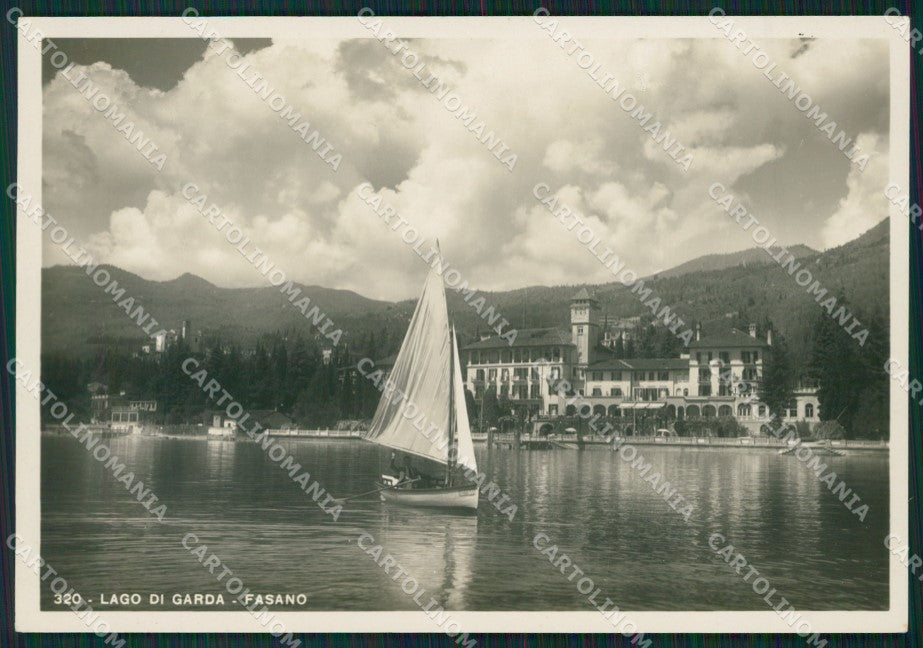 Brescia Gardone Riviera Fasano Barche Foto FG cartolina ZK4517 – fronte