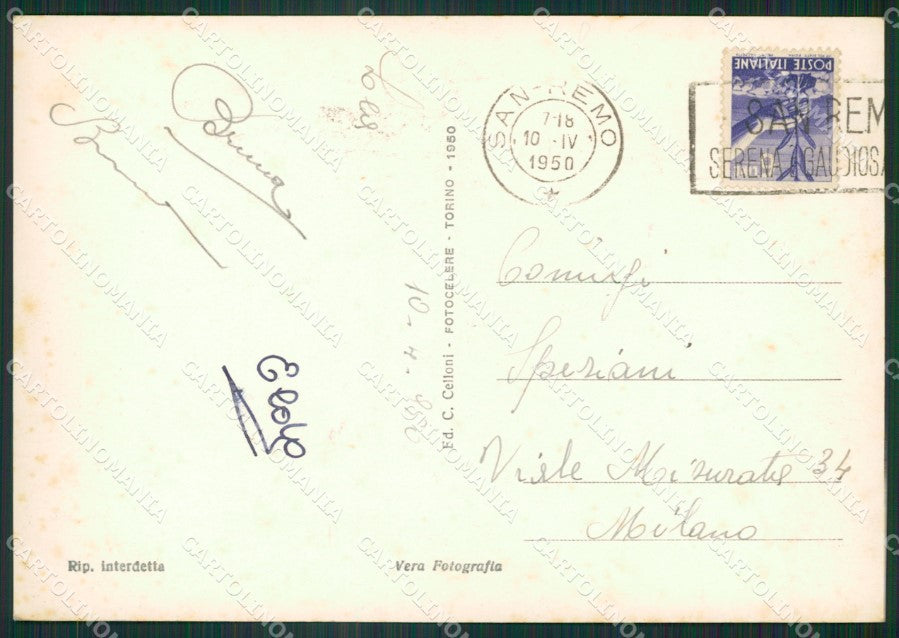Imperia San Remo Chiaro di Luna Foto FG cartolina ZK4524 – retro