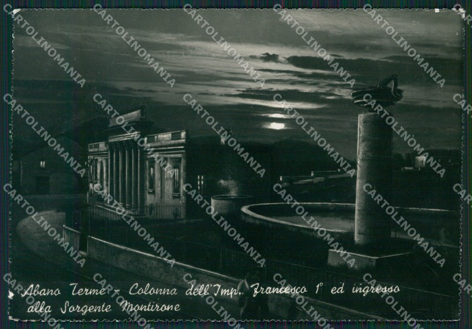 Padova Abano Terme Chiaro di Luna Foto FG cartolina ZK4525 – fronte