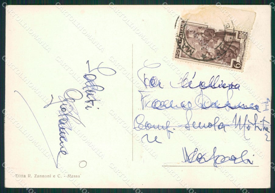 Massa Carrara Massa Palazzo Poste Foto FG cartolina ZK4533 – retro