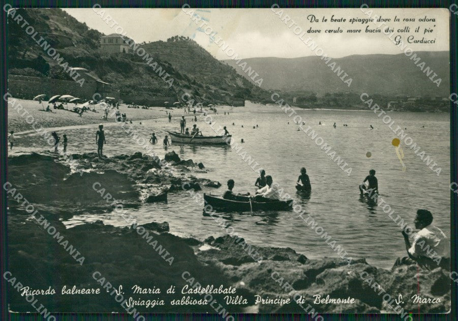Salerno Castellabate Santa Maria di PIEGA Barca Foto FG cartolina ZK4548 – fronte