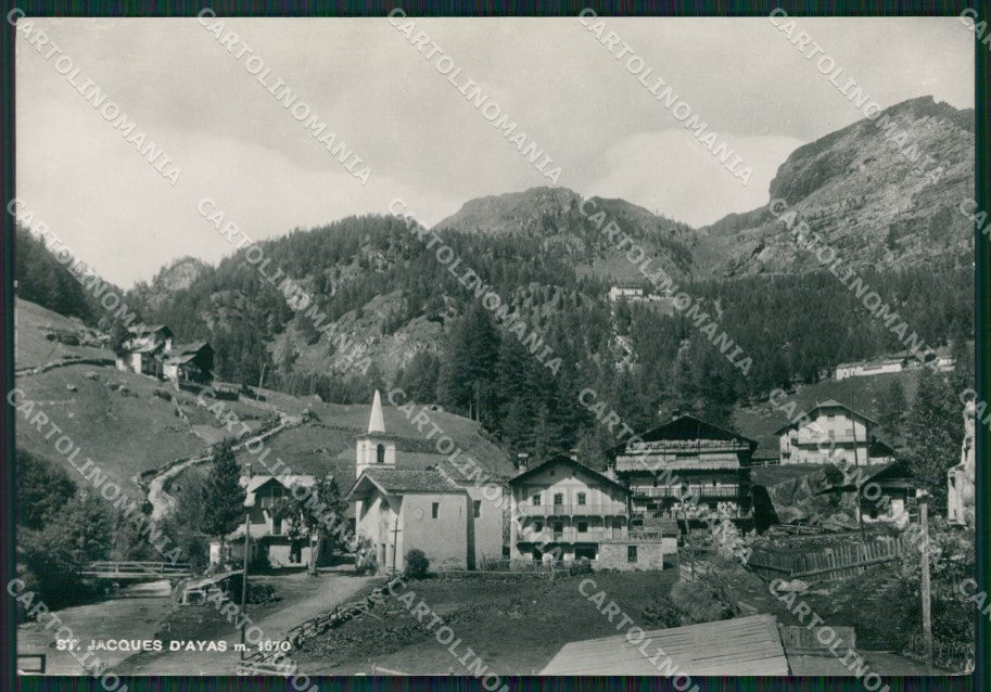 Aosta Ayas Saint Jacques Foto FG cartolina ZK4578 – fronte