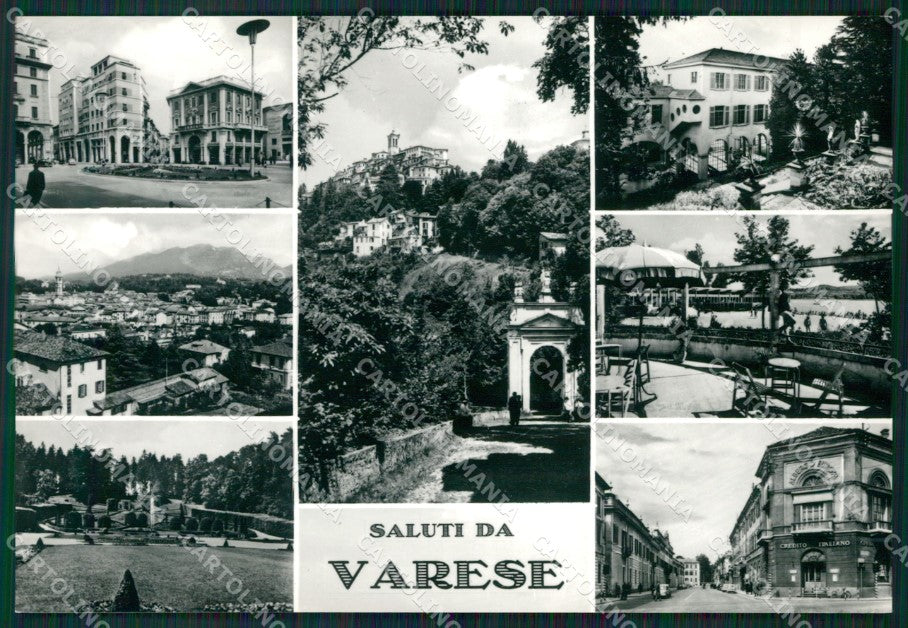 Varese Città Saluti da Foto FG cartolina ZK4583 – fronte