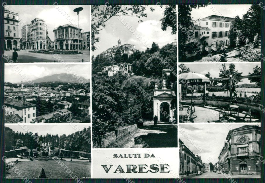 Varese Città Saluti da Foto FG cartolina ZK4586 – fronte