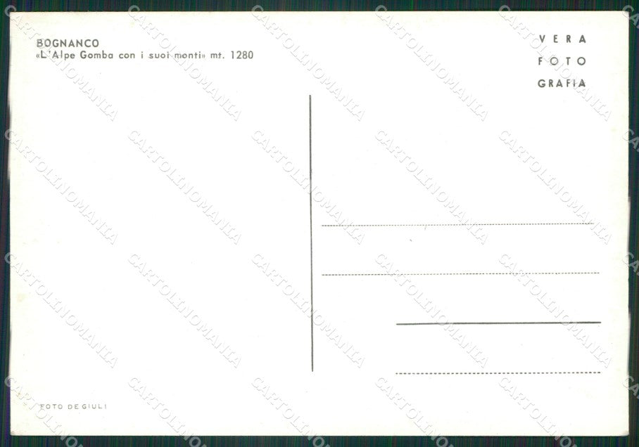 Verbania Bognanco Foto FG cartolina ZK4592 – retro