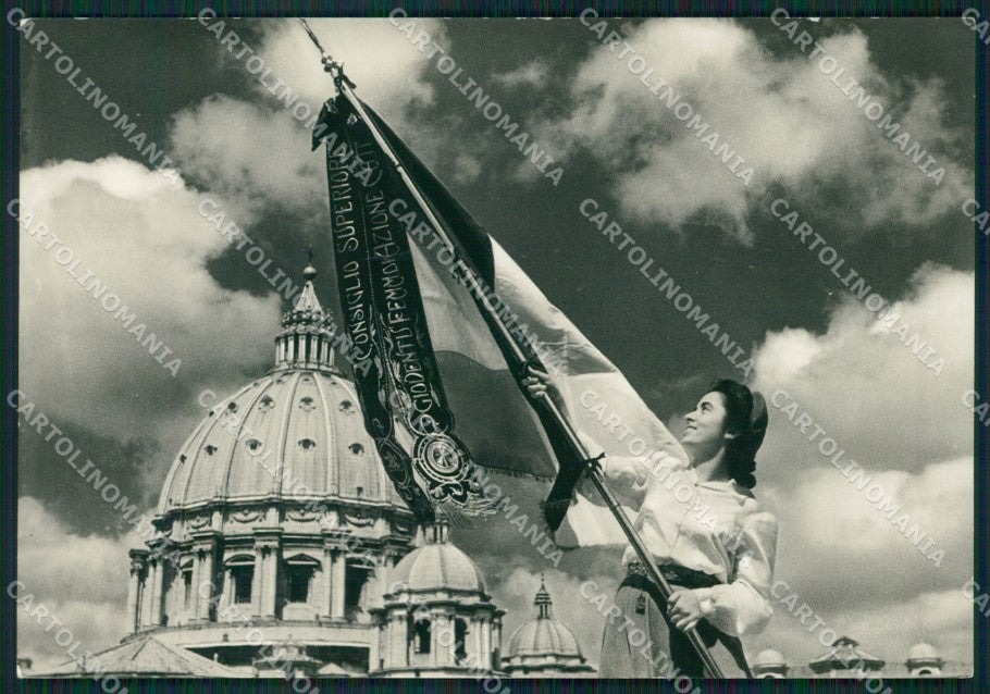 Roma Città Gioventù Femminile Azione Cattolica Foto FG cartolina ZK4595 – fronte