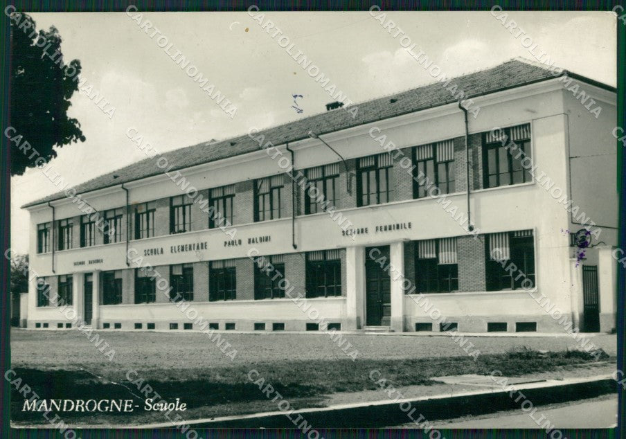 Alessandria Mandrogne Scuole PIEGA Foto FG cartolina ZK4598 – fronte