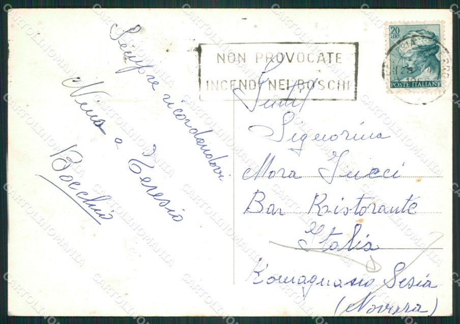 Alessandria Mandrogne Scuole PIEGA Foto FG cartolina ZK4598 – retro