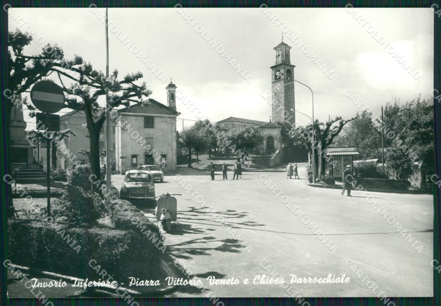 Novara Invorio Inferiore Vespa Foto FG cartolina ZK4601 – fronte