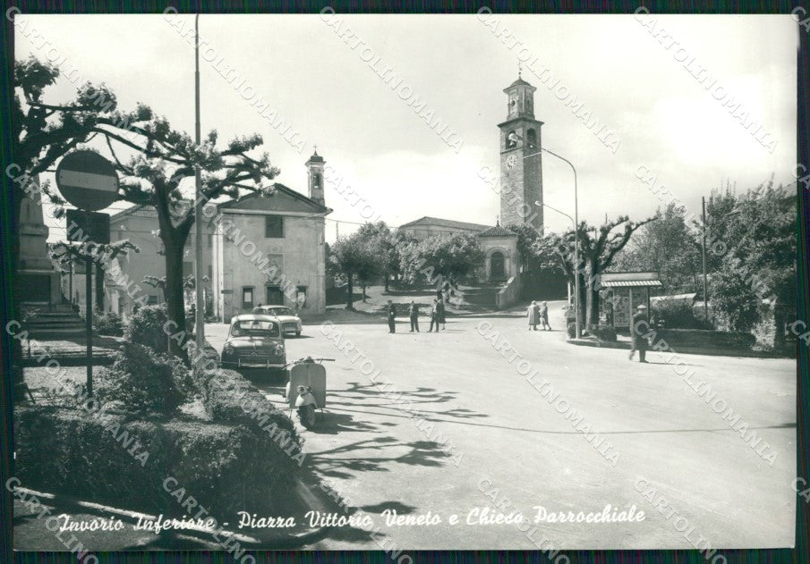 Novara Invorio Inferiore Vespa Foto FG cartolina ZK4602 – fronte