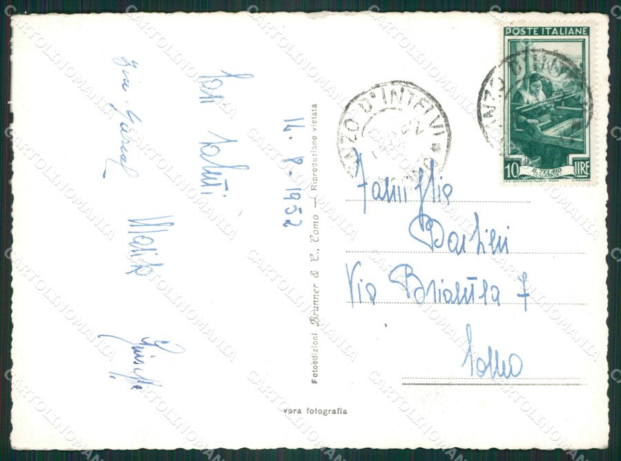 Como Lanzo Intelvi Foto FG cartolina ZK4610 – retro