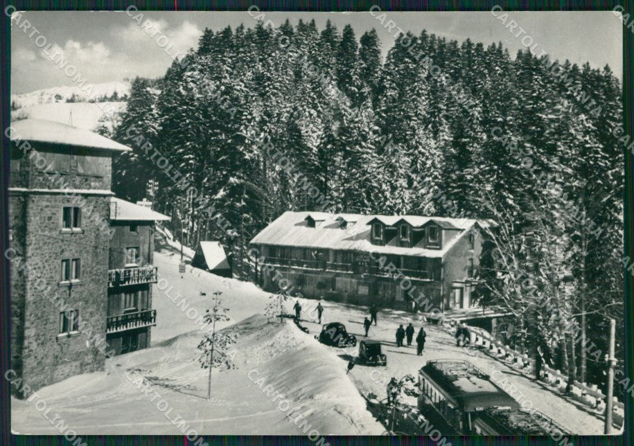 Pistoia Abetone Corriera Nevicata Foto FG cartolina ZK4614 – fronte