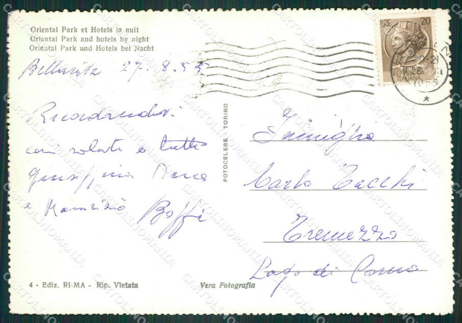 Rimini Città Foto FG cartolina ZK4629 – retro