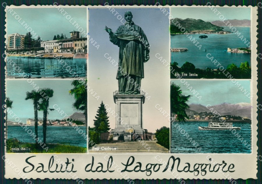 Verbania Pallanza Saluti da Foto FG cartolina ZK4636 – fronte