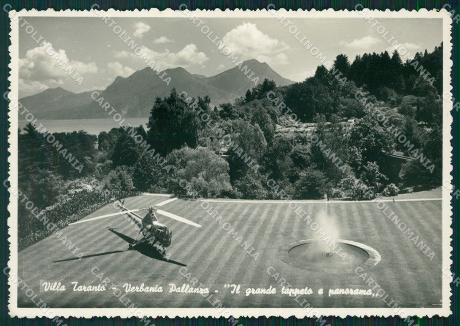 Verbania Pallanza Elicottero Foto FG cartolina ZK4637 – fronte