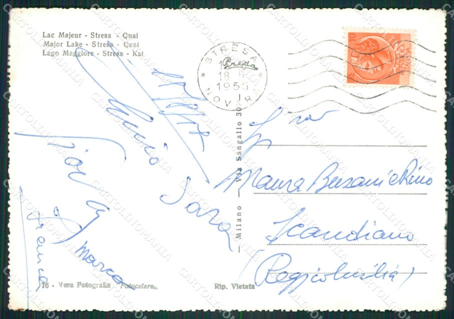 Verbania Stresa Foto FG cartolina ZK4646 – retro