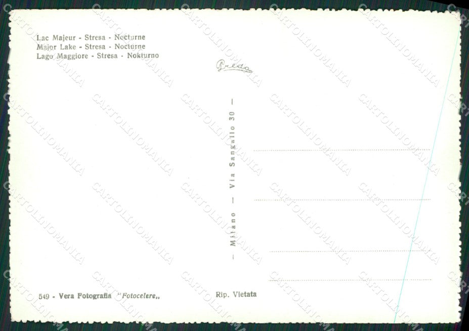 Verbania Stresa Auto Foto FG cartolina ZK4647 – retro