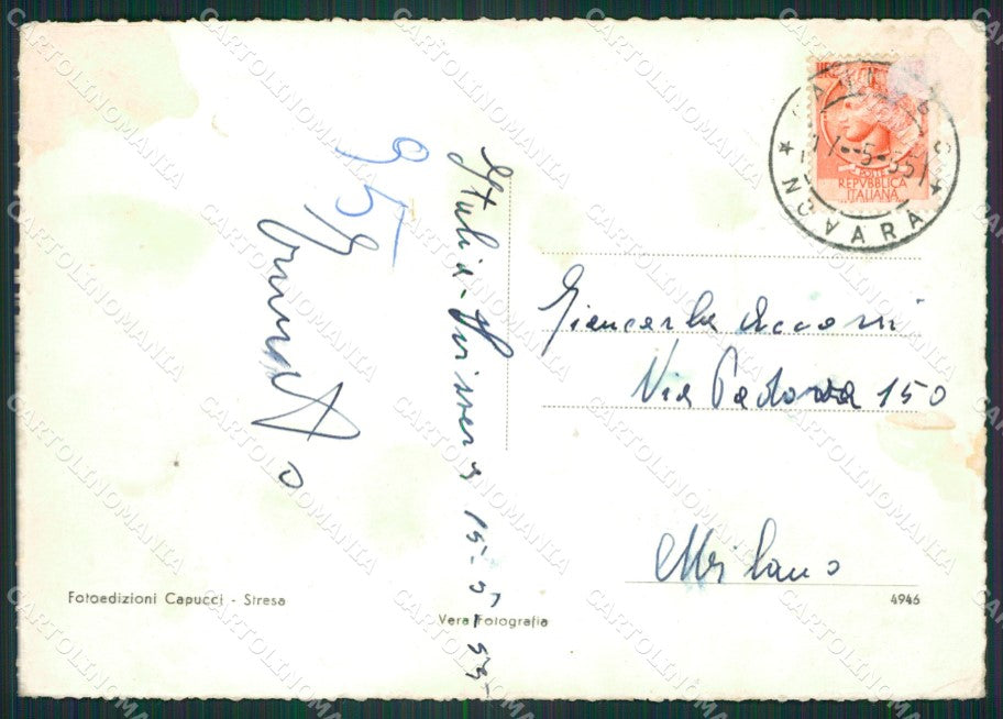 Verbania Cannobio Piaggio Valmara Auto COLLA Foto FG cartolina ZK4651 – retro