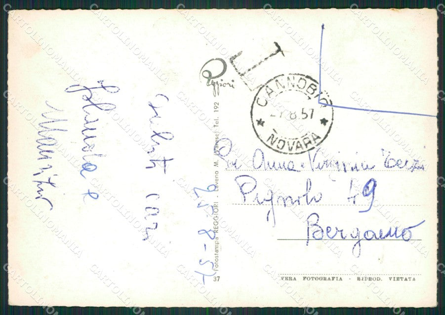 Verbania Cannobio Piaggio Valmara Auto PIEGHINA Foto FG cartolina ZK4652 – retro
