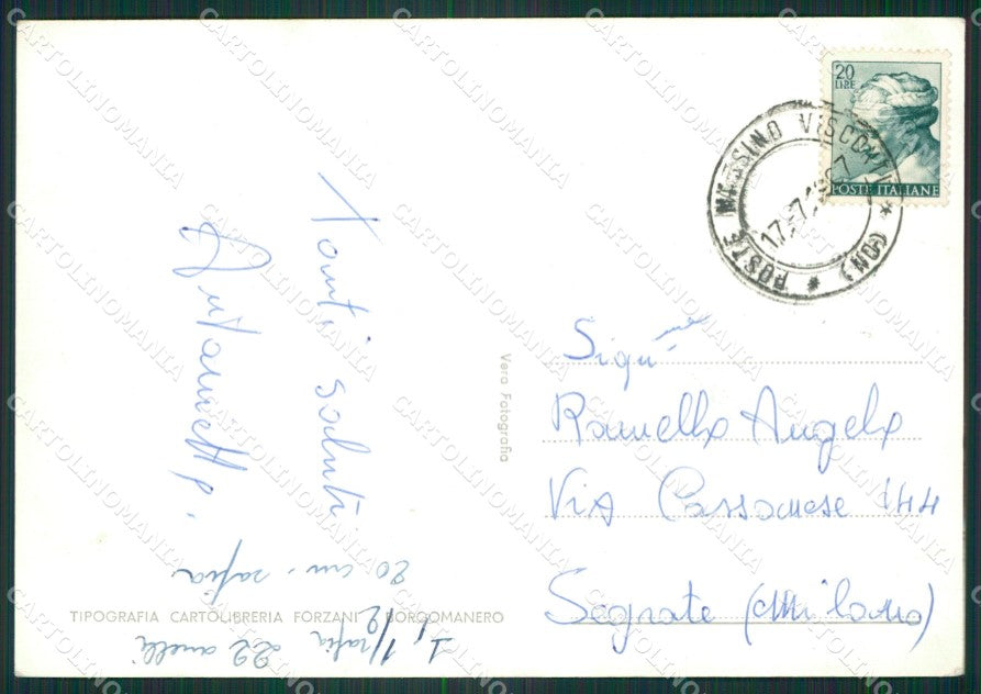 Novara Massimo Visconti Foto FG cartolina ZK4660 – retro