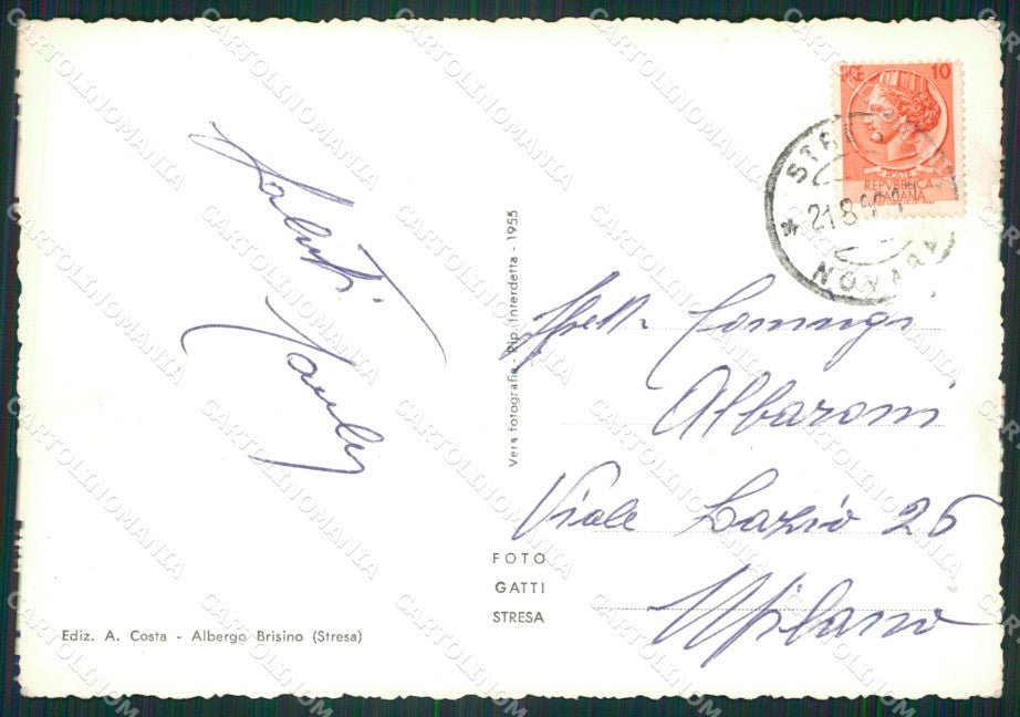 Verbania Stresa Foto FG cartolina ZK4664 – retro