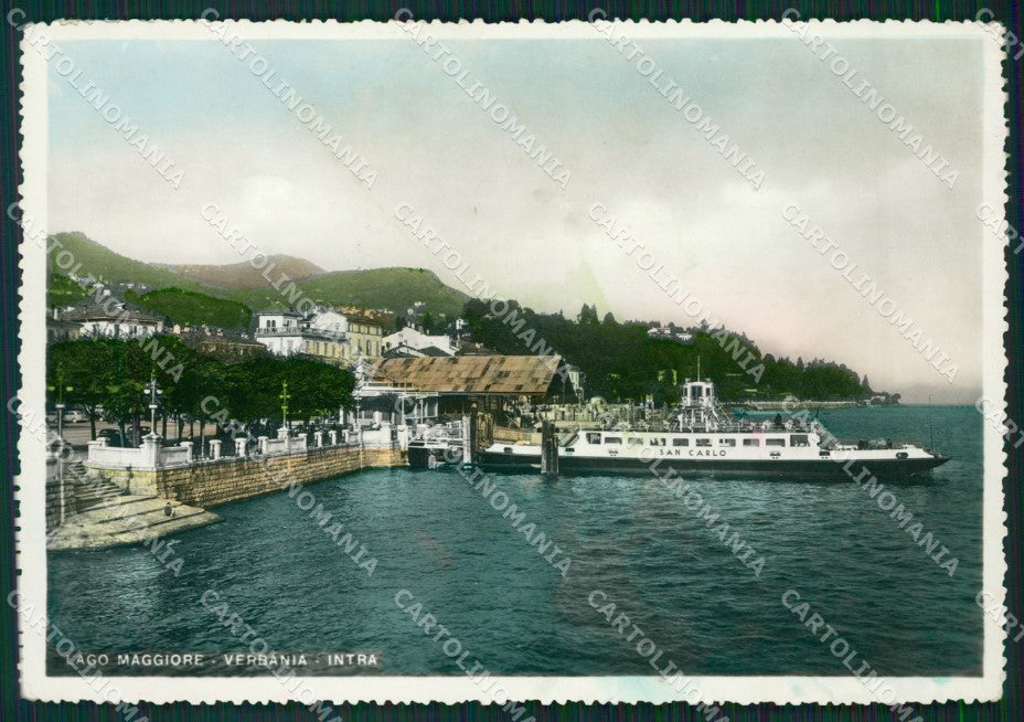 Verbania Intra Battello Foto FG cartolina ZK4669 – fronte