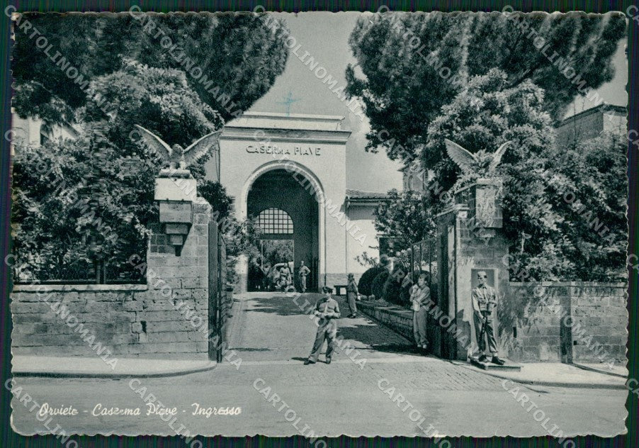 Terni Orvieto Caserma PIEGA Foto FG cartolina ZK4684 – fronte