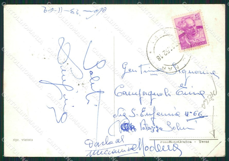 Terni Narni PIEGA Foto FG cartolina ZK4688 – retro
