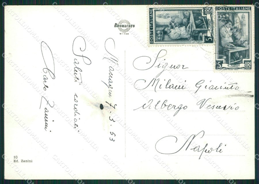 Varese Maccagno Foto FG cartolina ZK4697 – retro
