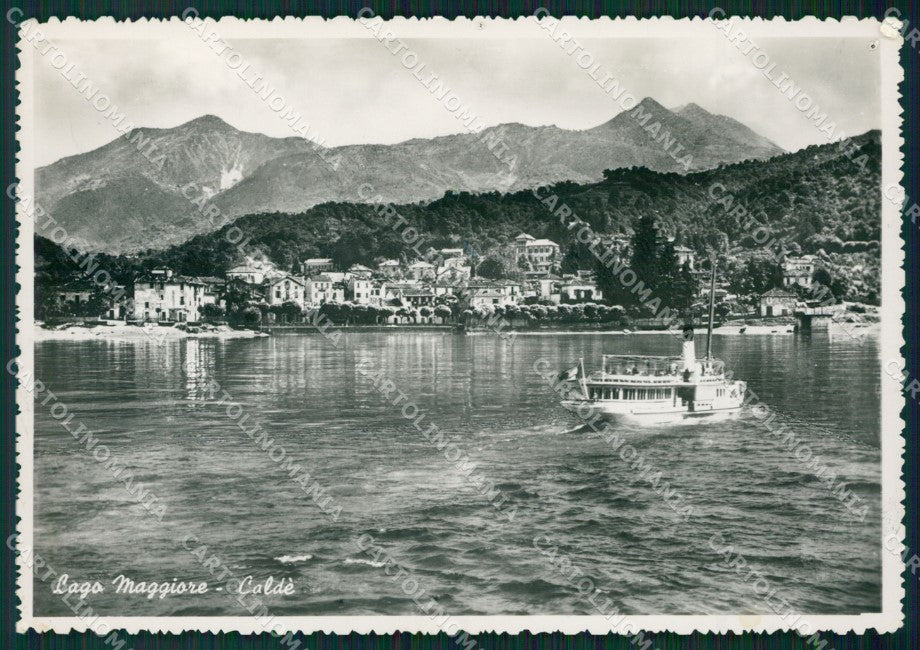 Varese Castelveccana Caldè Battello Foto FG cartolina ZK4698 – fronte
