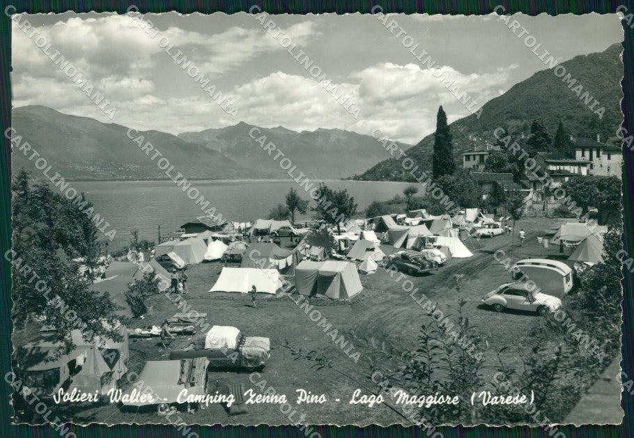Varese Pino Zenna Campeggio Auto Foto FG cartolina ZK4703 – fronte