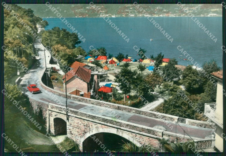 Varese Pino Zenna Campeggio Auto Foto FG cartolina ZK4707 – fronte