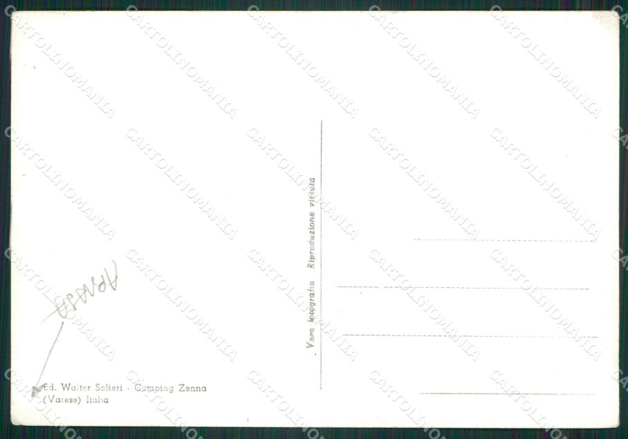 Varese Pino Zenna Auto ABRASA Foto FG cartolina ZK4713 – retro
