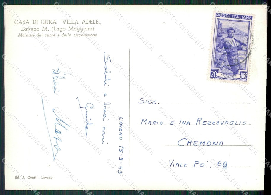 Varese Laveno PIEGA Foto FG cartolina ZK4725 – retro