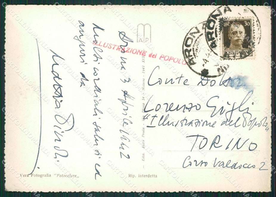 Varese Angera Foto FG cartolina ZK4737 – retro