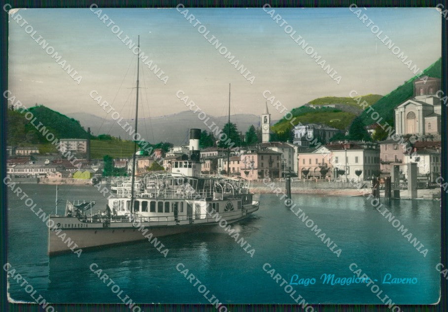 Varese Laveno Battello Foto FG cartolina ZK4742 – fronte