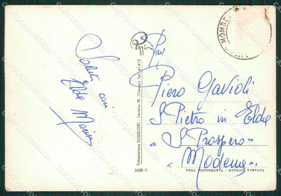 Varese Laveno Battello Foto FG cartolina ZK4742 – retro
