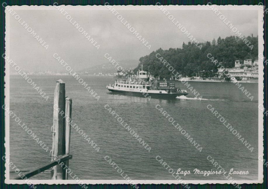 Varese Laveno Battello Foto FG cartolina ZK4744 – fronte