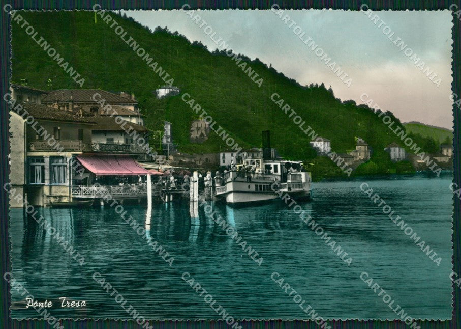 Varese Ponte Tresa Battello Foto FG cartolina ZK4760 – fronte