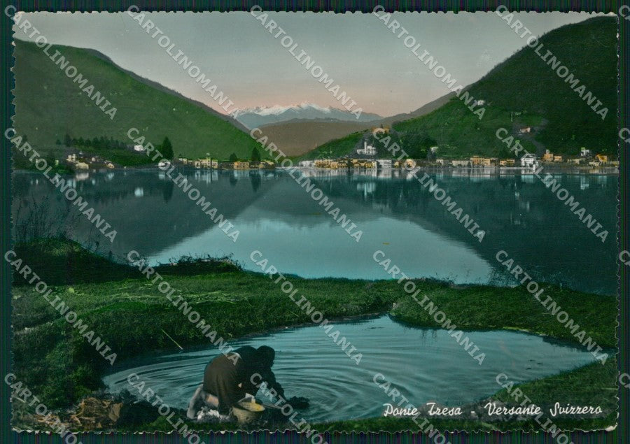 Varese Ponte Tresa Lavandaie Foto FG cartolina ZK4762 – fronte