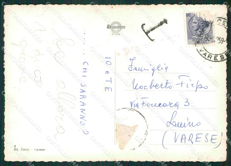 Varese Luino Colmegna Foto FG cartolina ZK4773 – retro