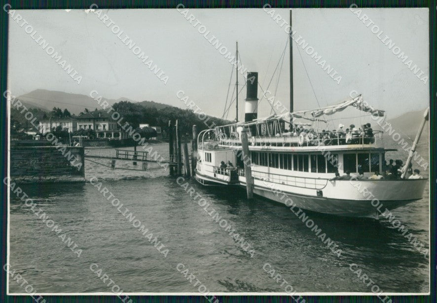 Varese Luino Battello BOZZA Foto FG cartolina ZK4794 – fronte