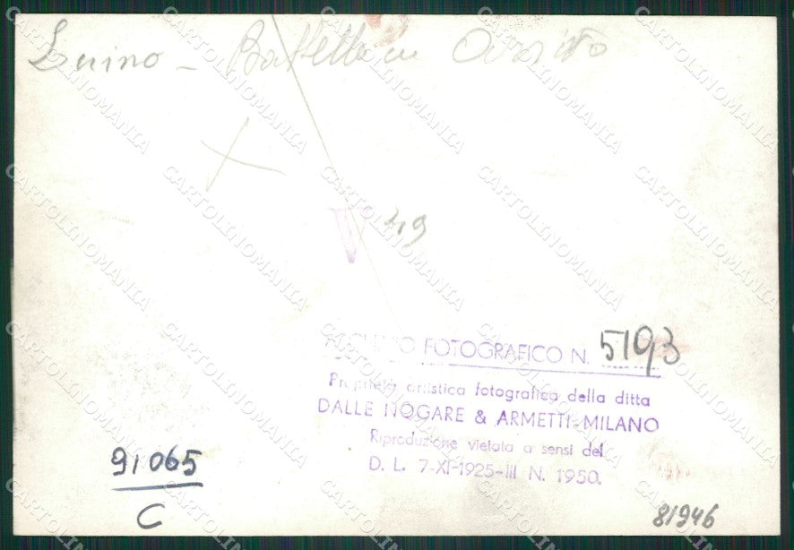 Varese Luino Battello BOZZA Foto FG cartolina ZK4794 – retro