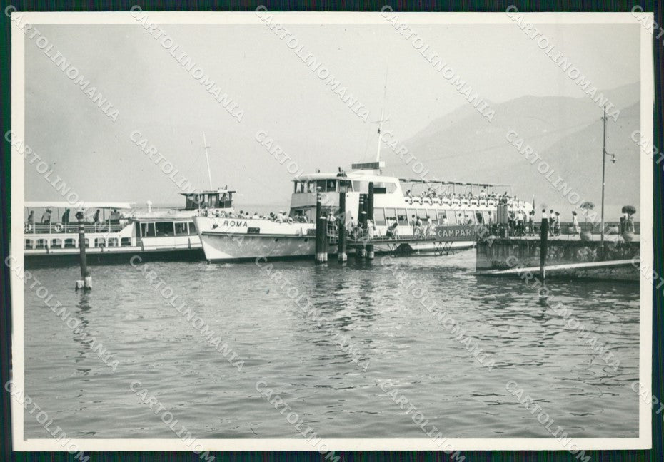 Varese Luino Battello BOZZA Foto FG cartolina ZK4795 – fronte