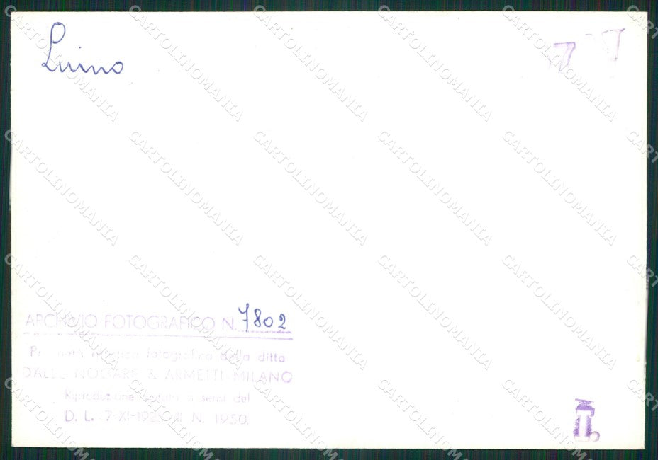 Varese Luino Battello BOZZA Foto FG cartolina ZK4795 – retro