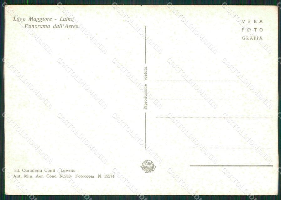 Varese Luino Foto FG cartolina ZK4810 – retro