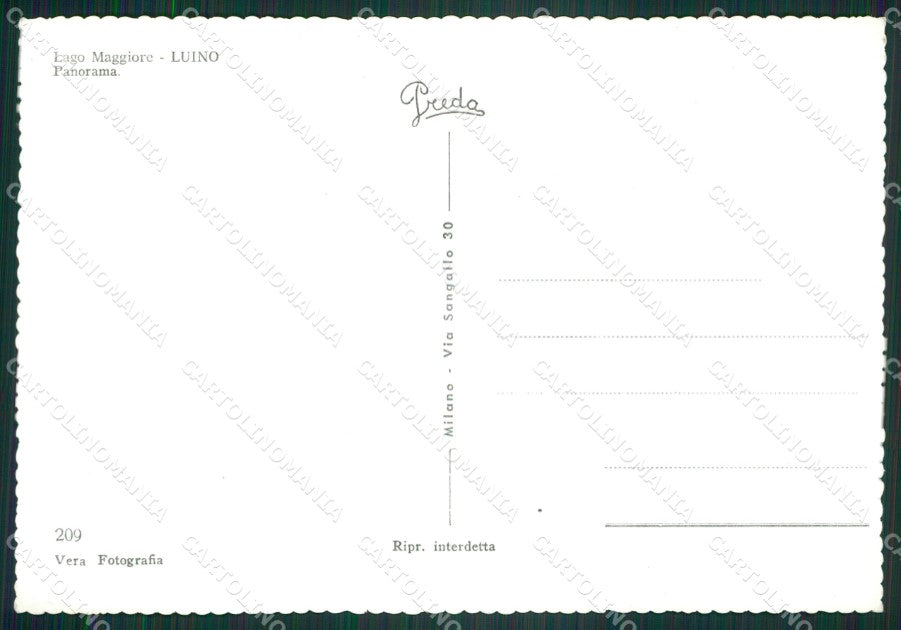 Varese Luino Battello Foto FG cartolina ZK4816 – retro