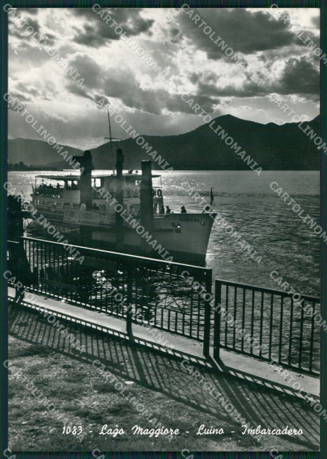 Varese Luino Battello Foto FG cartolina ZK4817 – fronte